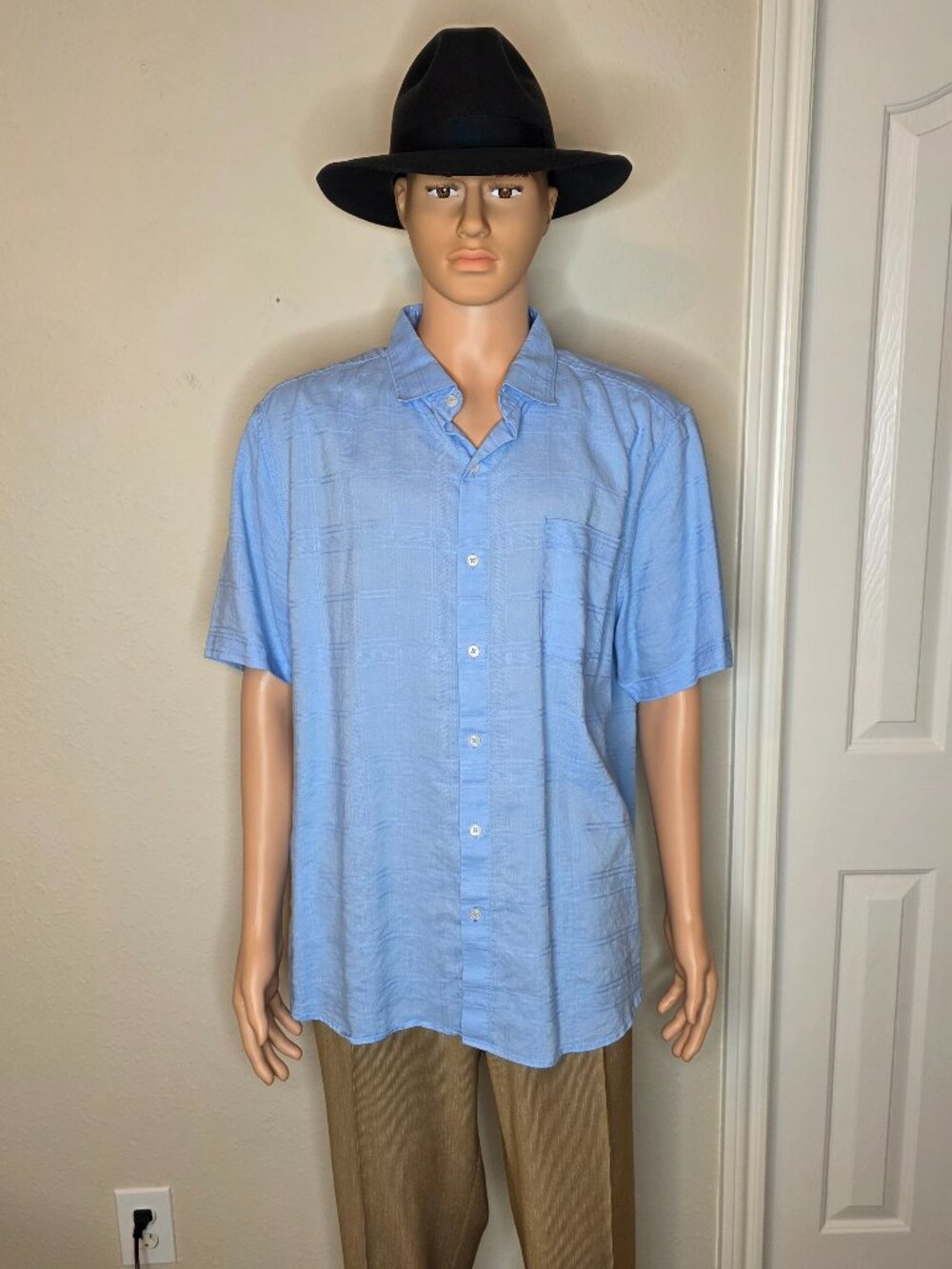 Tommy Bahama Button Down Short Sleeve Men's Shirt, Size XL